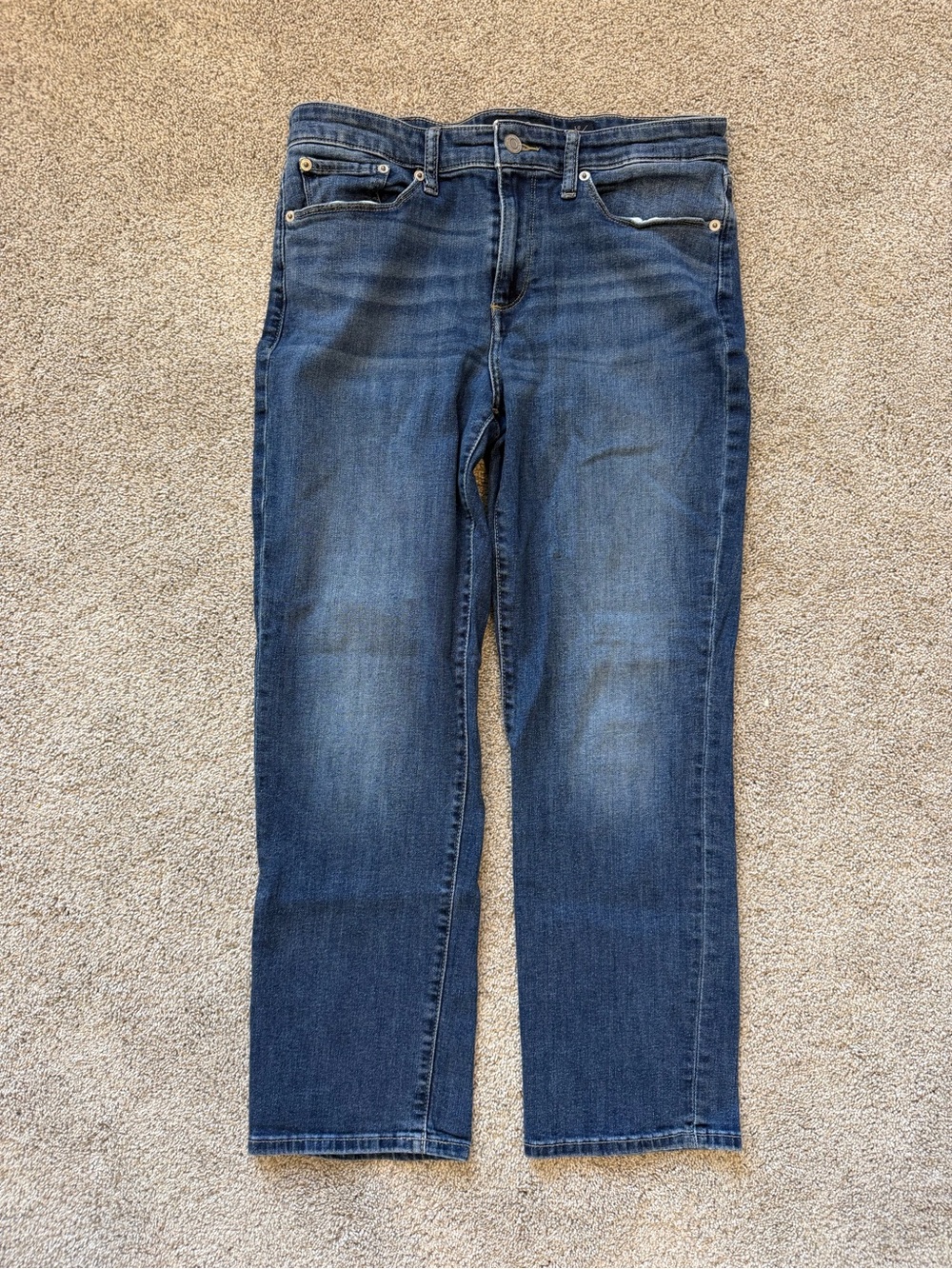 Women’s Lucky Brand Blue Denim Sweet Crop Jeans- Size 10/30